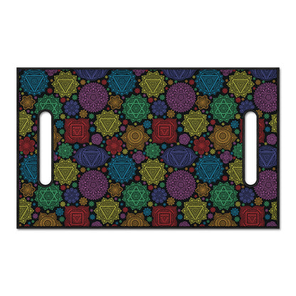 Seven Chakras Flowers Pattern Print Golf Cart Seat Cover