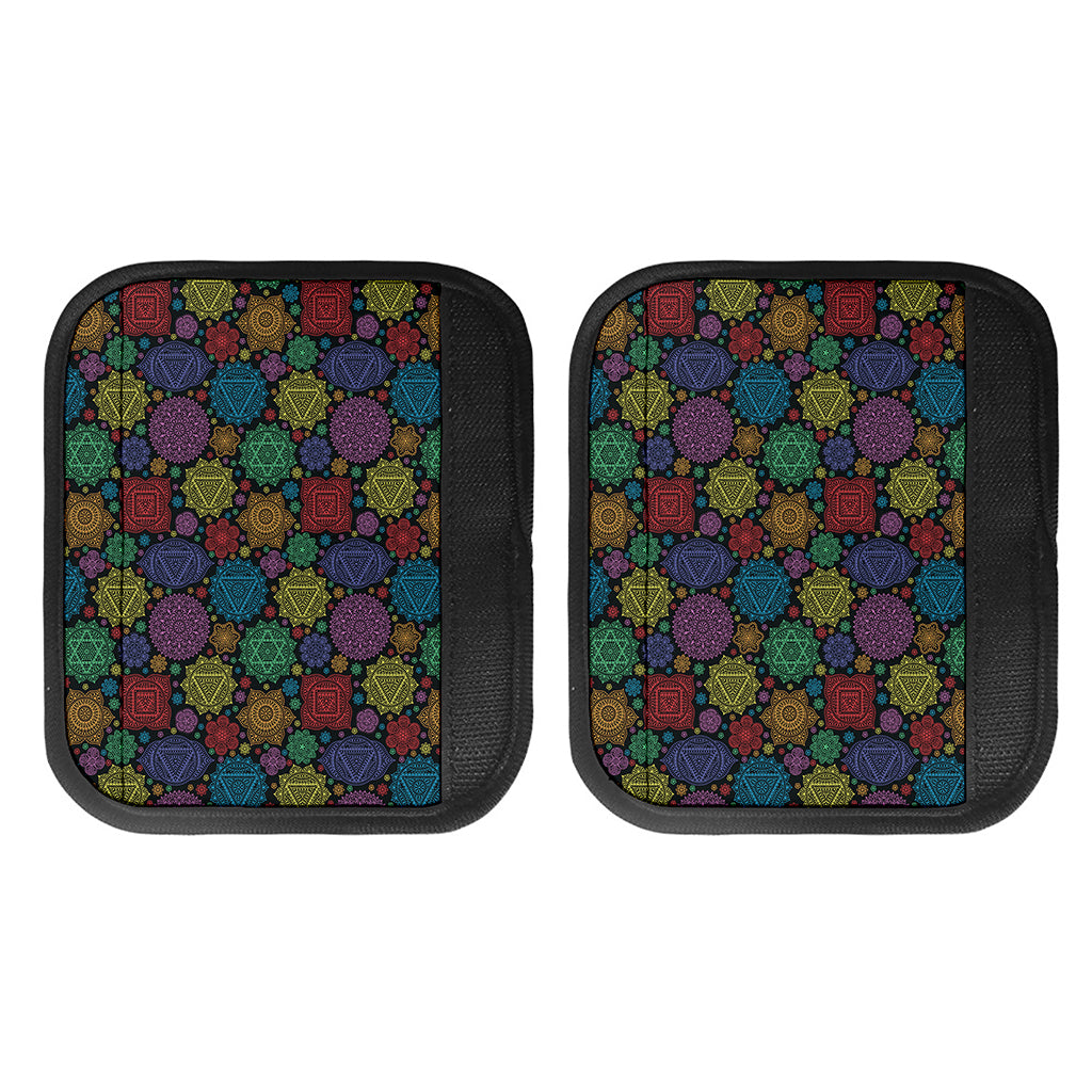 Seven Chakras Flowers Pattern Print Handle Covers