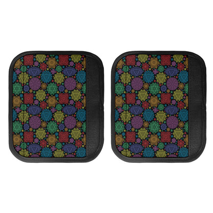 Seven Chakras Flowers Pattern Print Handle Covers