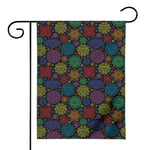 Seven Chakras Flowers Pattern Print House Flag