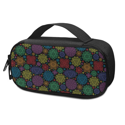 Seven Chakras Flowers Pattern Print Insulin Cooler Travel Case