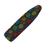 Seven Chakras Flowers Pattern Print Ironing Board Cover