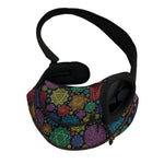 Seven Chakras Flowers Pattern Print Pet Sling Carrier