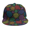 Seven Chakras Flowers Pattern Print Snapback Cap