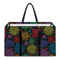 Seven Chakras Flowers Pattern Print Utility Tote Bag