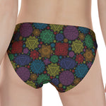 Seven Chakras Flowers Pattern Print Women's Panties