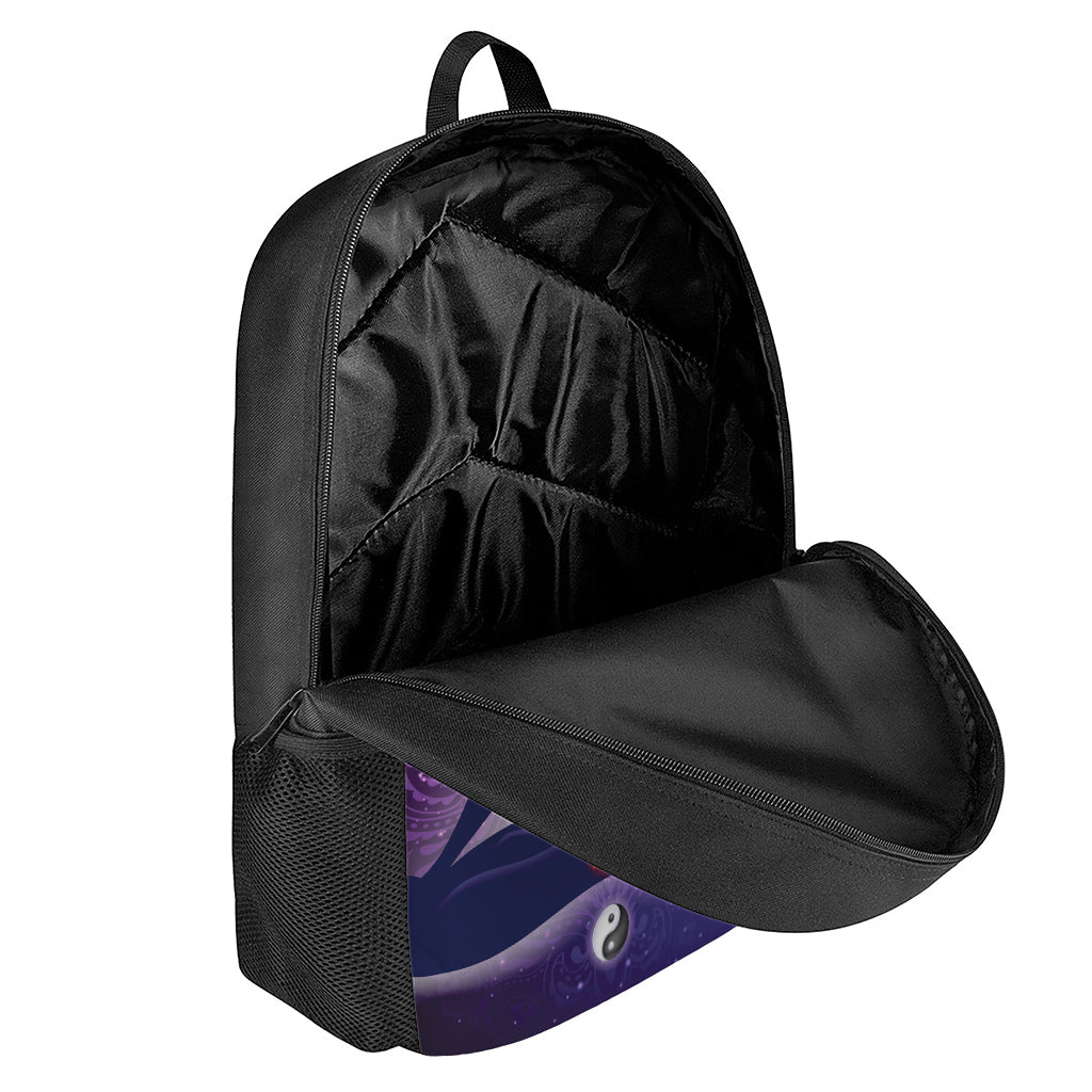 Seven Chakras Mandala Print 17 Inch Backpack