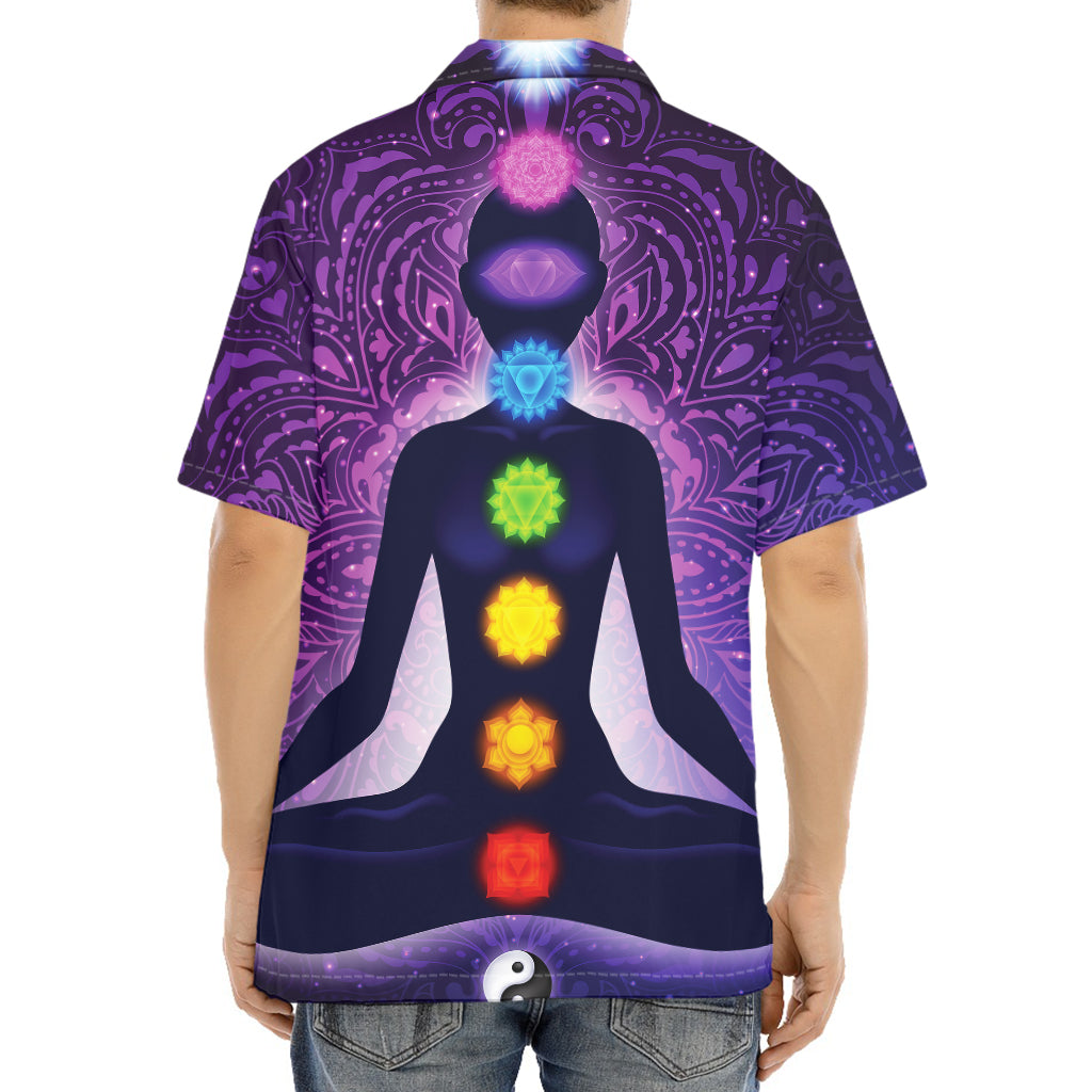 Seven Chakras Mandala Print Aloha Shirt