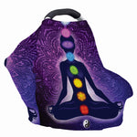 Seven Chakras Mandala Print Baby Seat Cover