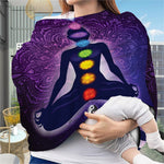 Seven Chakras Mandala Print Baby Seat Cover