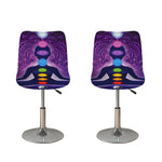 Seven Chakras Mandala Print Bar Stool Covers