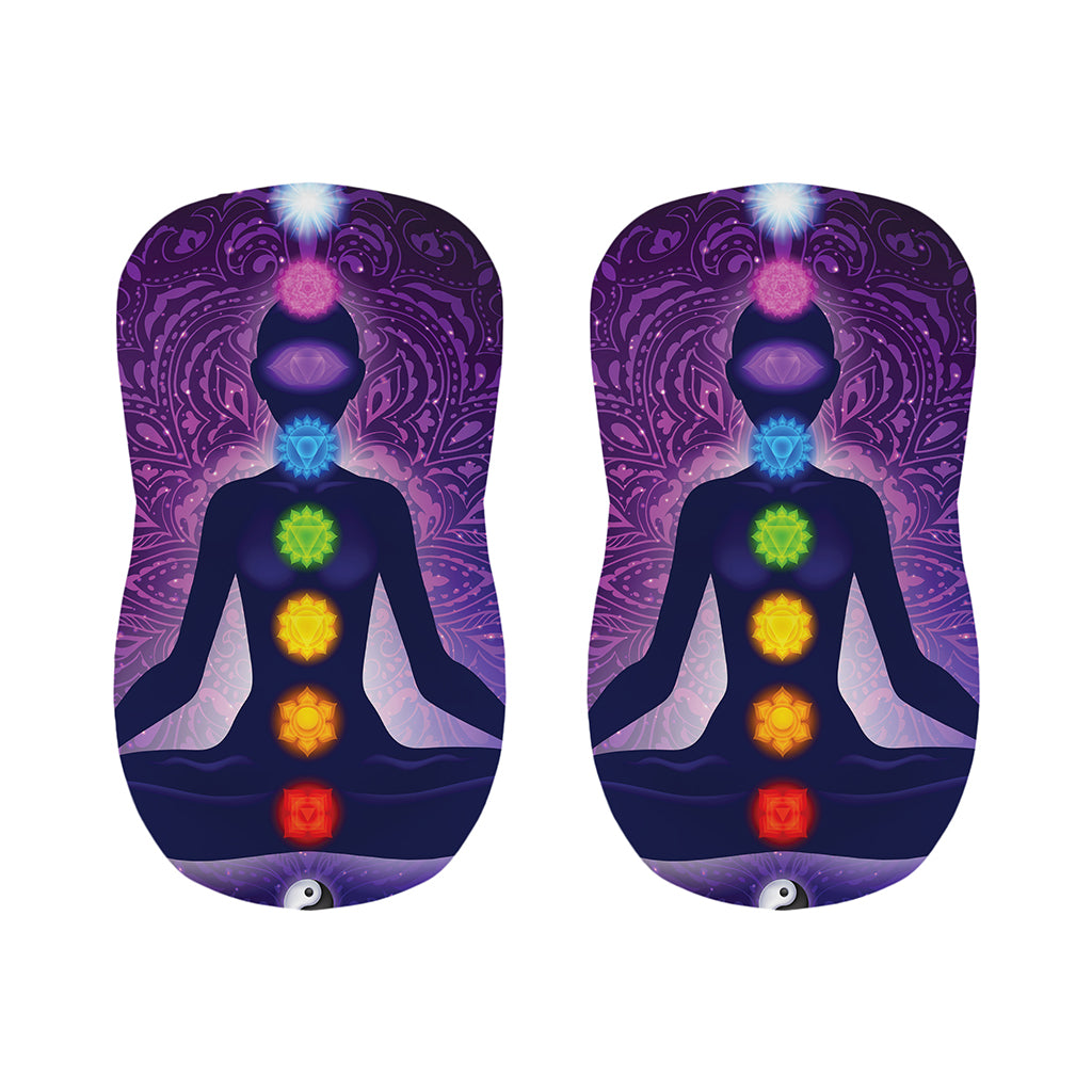 Seven Chakras Mandala Print Bar Stool Covers