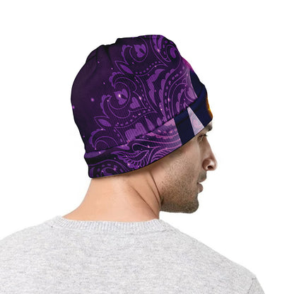 Seven Chakras Mandala Print Beanie