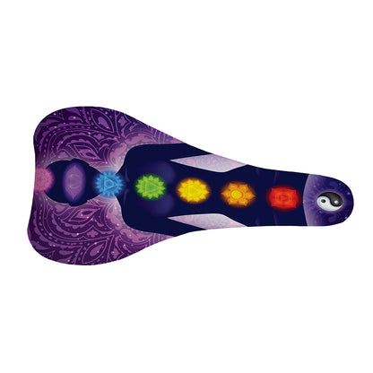 Seven Chakras Mandala Print Bicycle Seat Cover