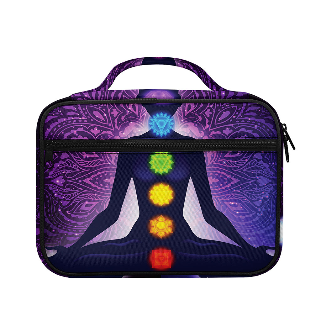 Seven Chakras Mandala Print Briefcase Bible Bag