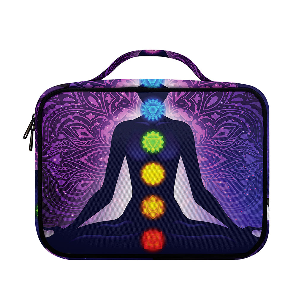 Seven Chakras Mandala Print Briefcase Bible Bag
