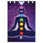 Seven Chakras Mandala Print Curtain