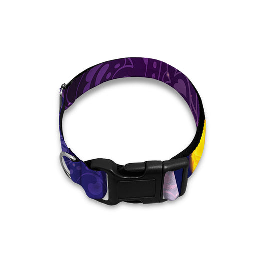 Seven Chakras Mandala Print Dog Collar