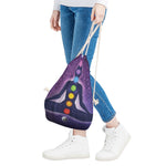 Seven Chakras Mandala Print Drawstring Bag