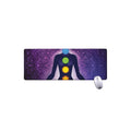 Seven Chakras Mandala Print Extended Mouse Pad