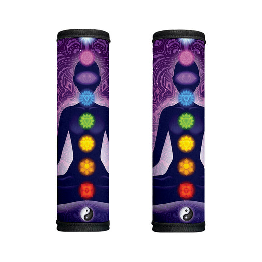 Seven Chakras Mandala Print Handle Covers