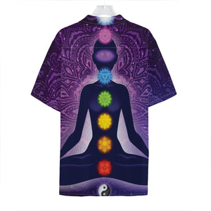 Seven Chakras Mandala Print Hawaiian Shirt