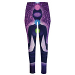 Seven Chakras Mandala Print High-Waisted Pocket Leggings