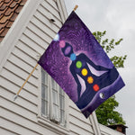 Seven Chakras Mandala Print House Flag