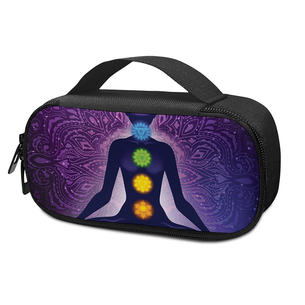 Seven Chakras Mandala Print Insulin Cooler Travel Case