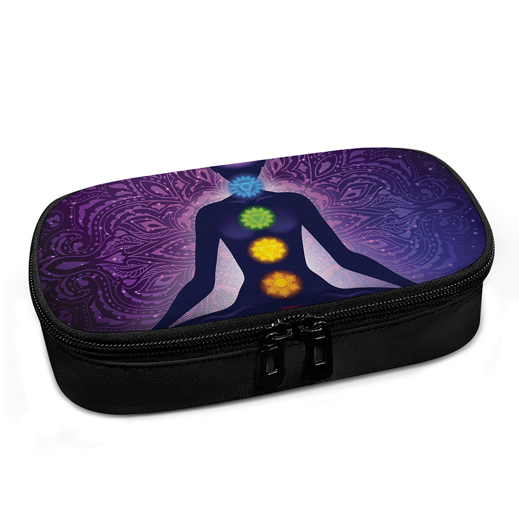 Seven Chakras Mandala Print Insulin Cooler Travel Case