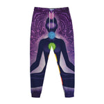 Seven Chakras Mandala Print Jogger Pants