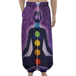 Seven Chakras Mandala Print Lantern Pants