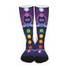 Seven Chakras Mandala Print Long Socks