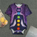 Seven Chakras Mandala Print Men's Bodysuit