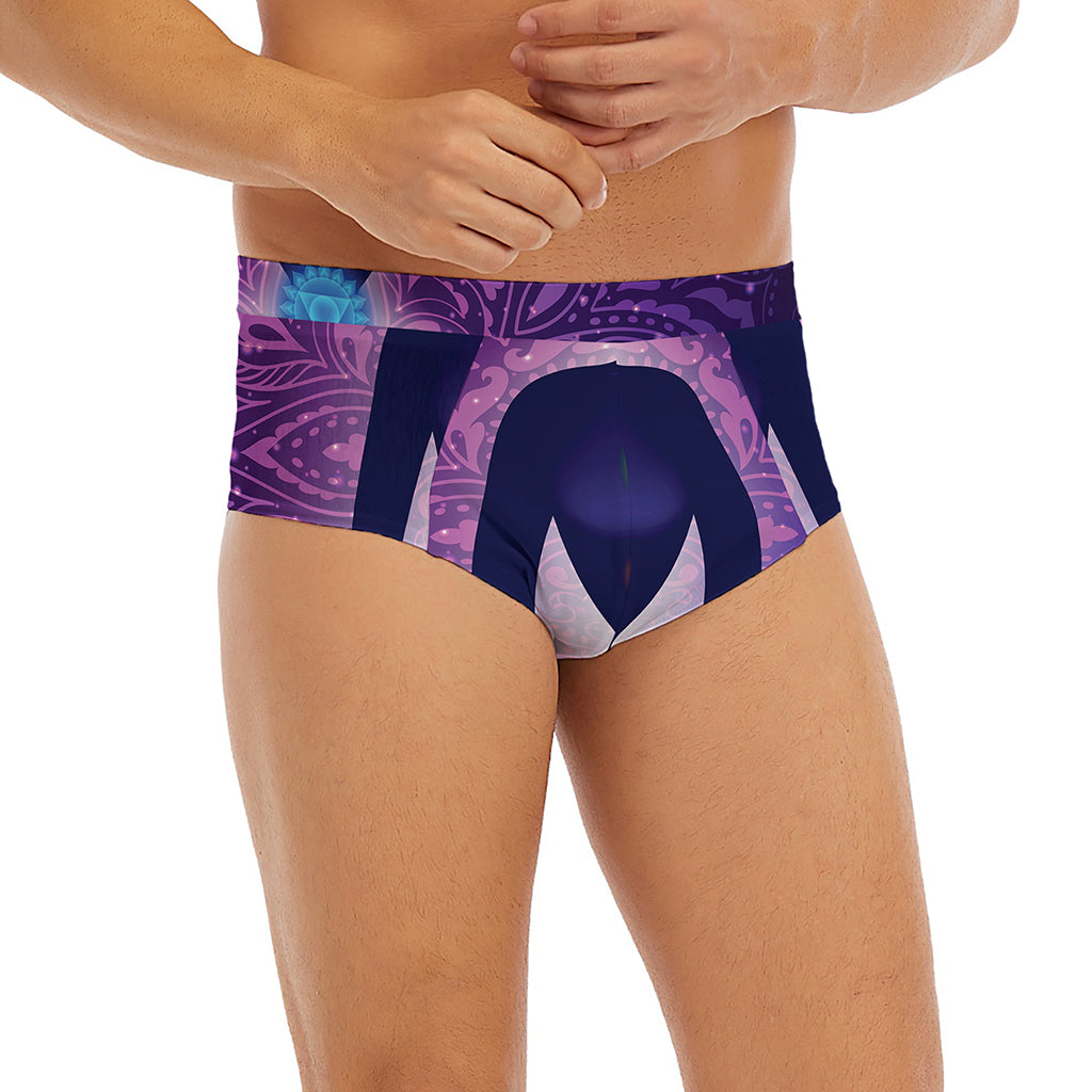 Seven Chakras Mandala Print Men's Briefs