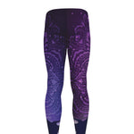 Seven Chakras Mandala Print Men's leggings