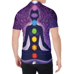 Seven Chakras Mandala Print Men's Shirt