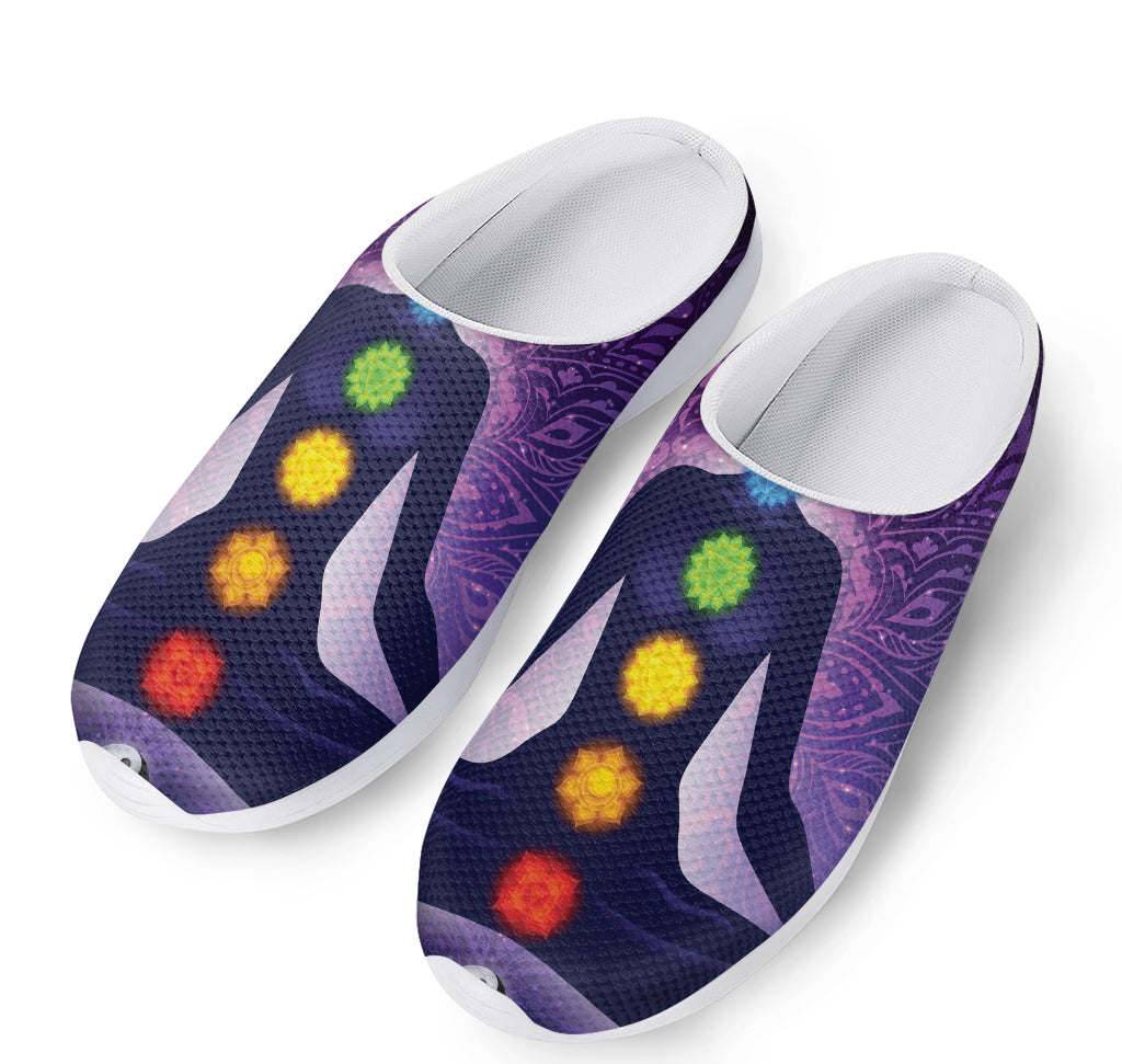 Seven Chakras Mandala Print Mesh Casual Shoes