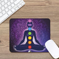 Seven Chakras Mandala Print Mouse Pad
