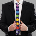 Seven Chakras Mandala Print Necktie