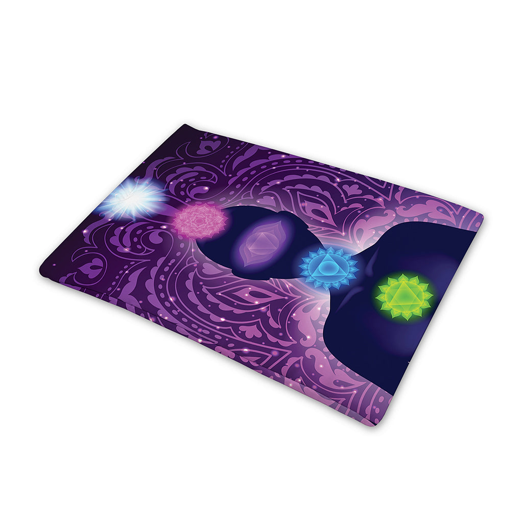 Seven Chakras Mandala Print Pet Cooling Mat Cover
