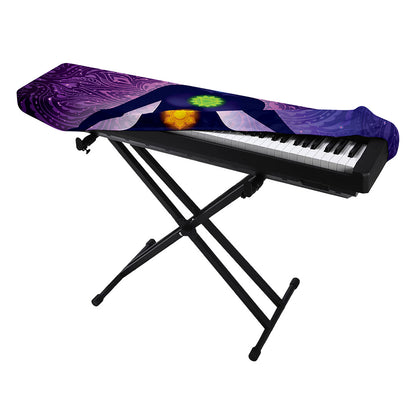 Seven Chakras Mandala Print Piano Keyboard Cover