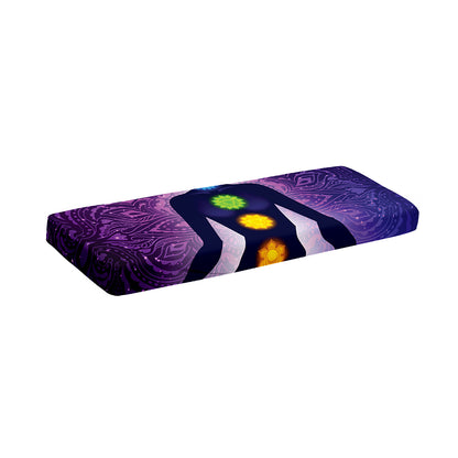 Seven Chakras Mandala Print Piano Keyboard Cover