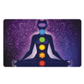 Seven Chakras Mandala Print Polyester Doormat