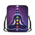 Seven Chakras Mandala Print Rectangular Crossbody Bag