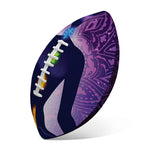 Seven Chakras Mandala Print Rugby Ball