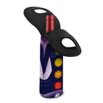 Seven Chakras Mandala Print Single Neoprene Wine Tote