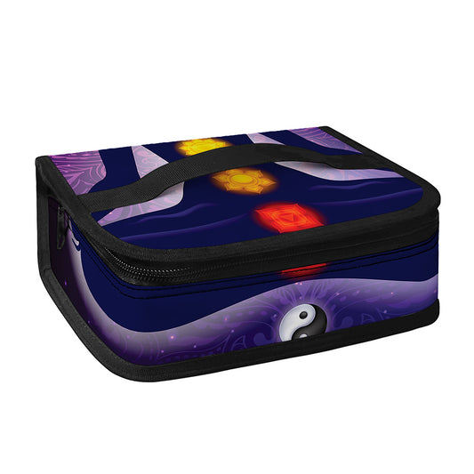 Seven Chakras Mandala Print Small Lunch Bag