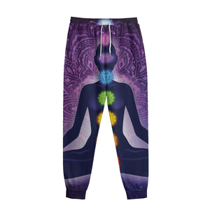 Seven Chakras Mandala Print Sweatpants