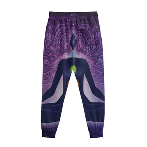 Seven Chakras Mandala Print Sweatpants